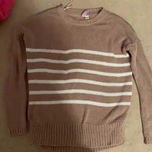Pink sweater!